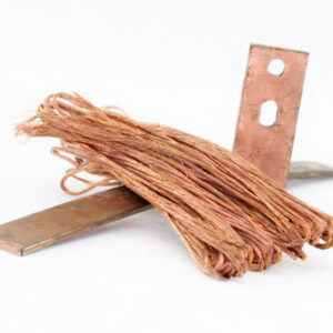 Lustrous copper (rails, flat bars, shiny pieces without coatings, thin wires)