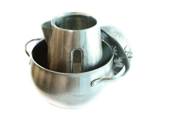 Stainless steel pots